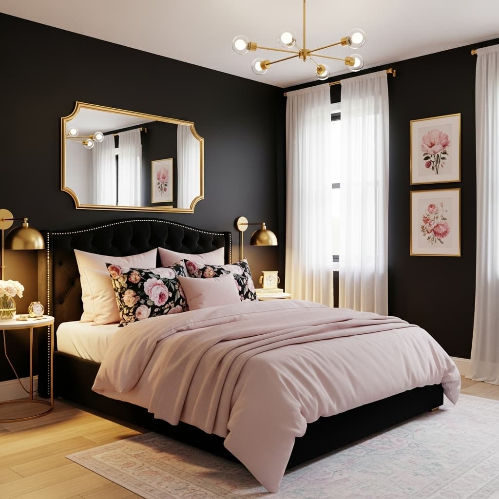 31 Black bedroom ideas