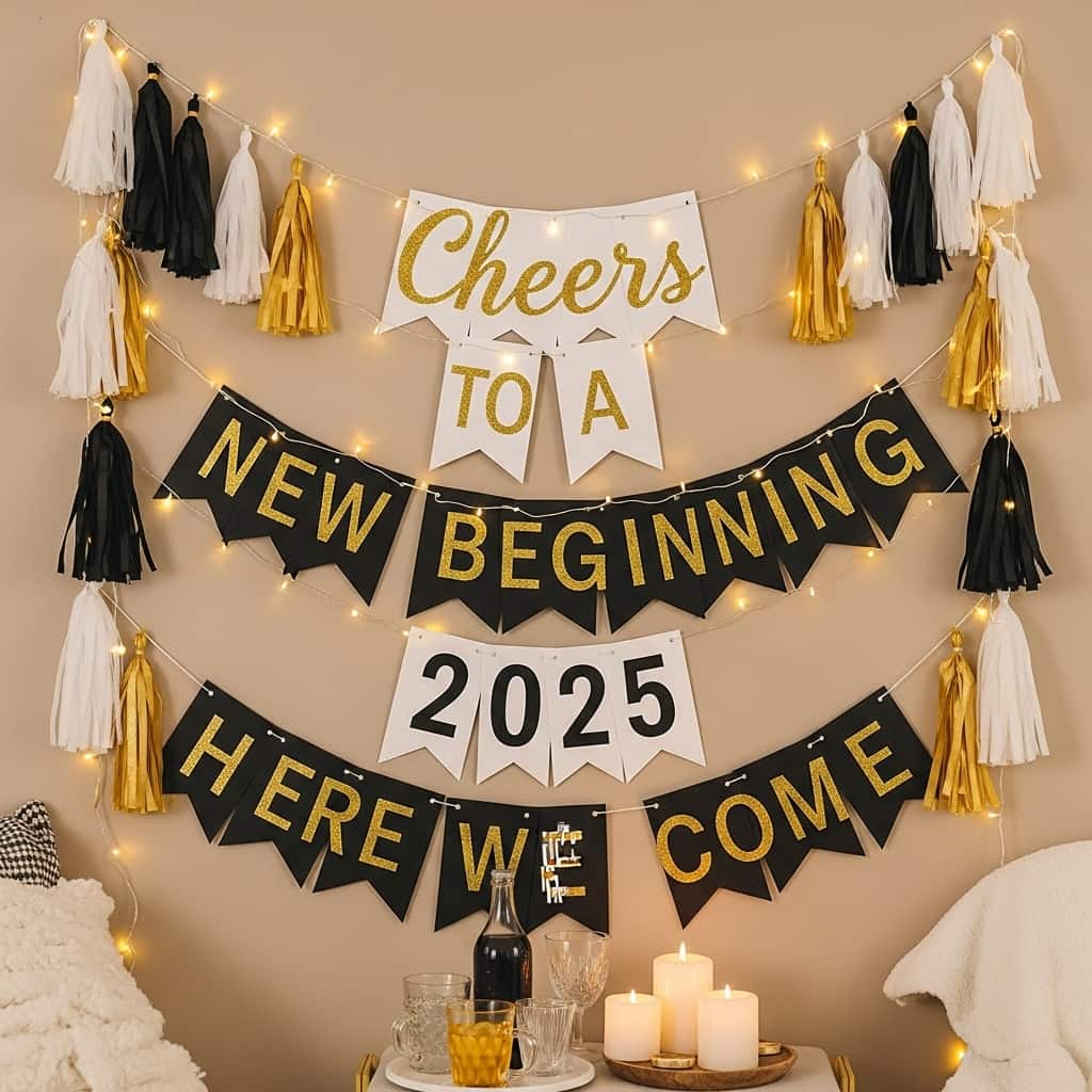 25 New Year Wall Decor Ideas