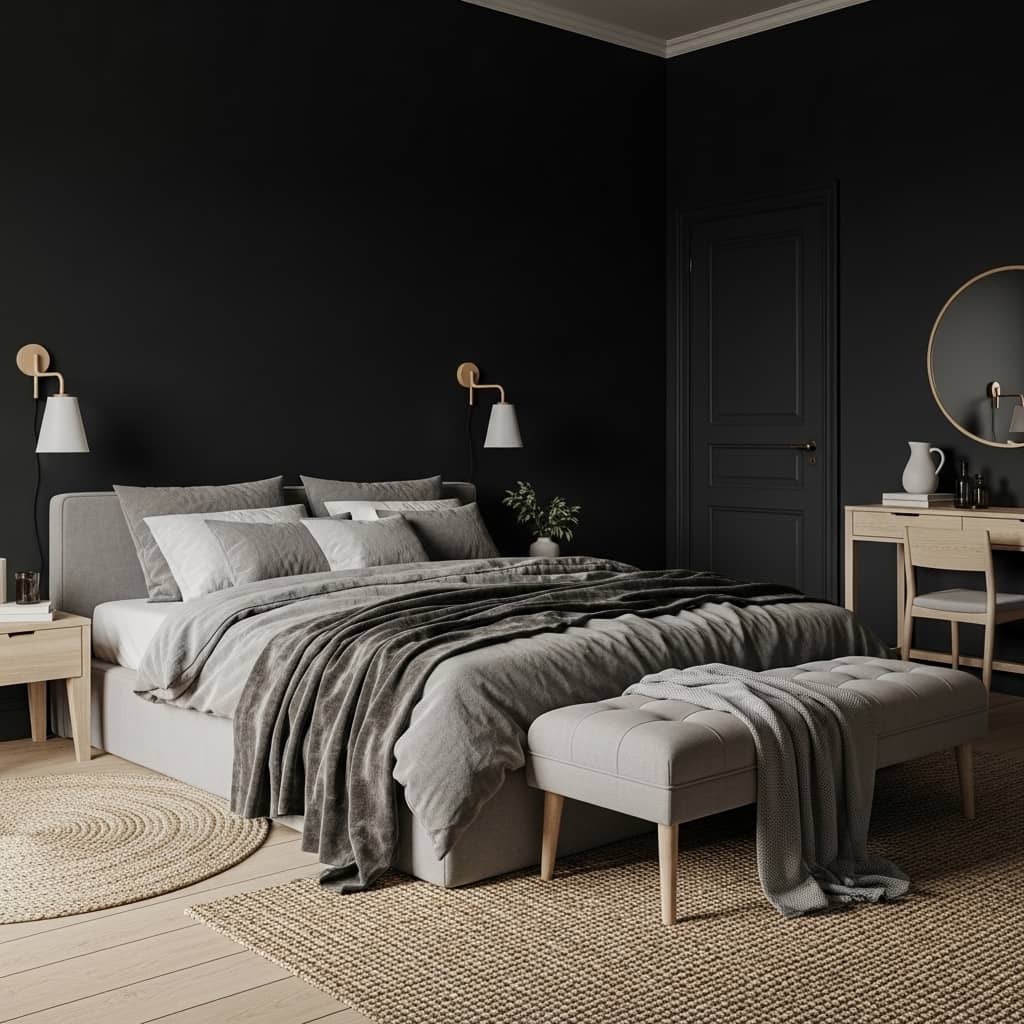 31 Black bedroom ideas