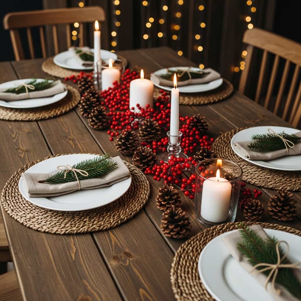 25 Christmas Table Decor Ideas