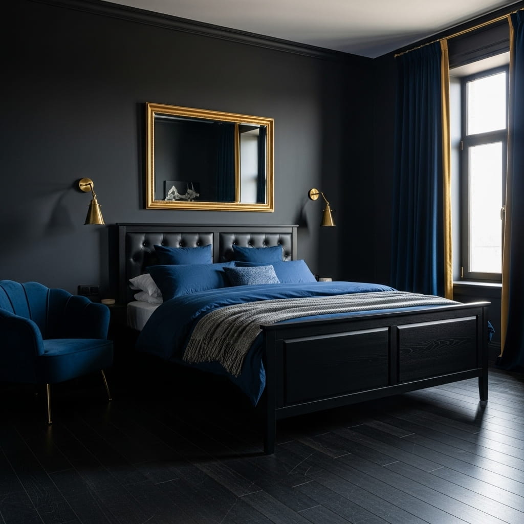 31 Black bedroom ideas