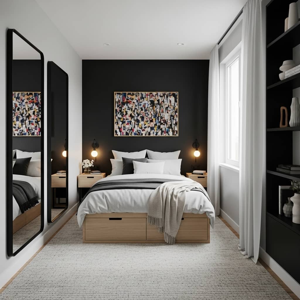 31 Black bedroom ideas