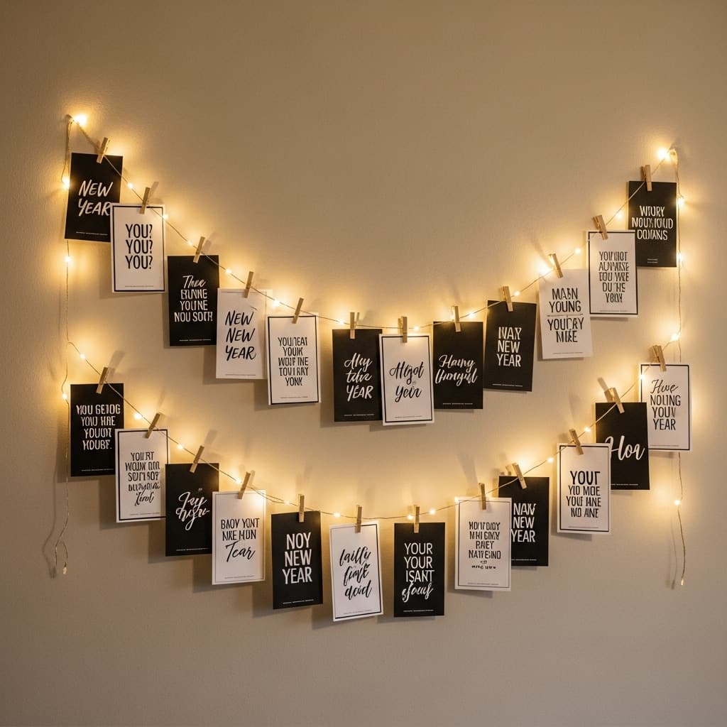 25 New Year Wall Decor Ideas