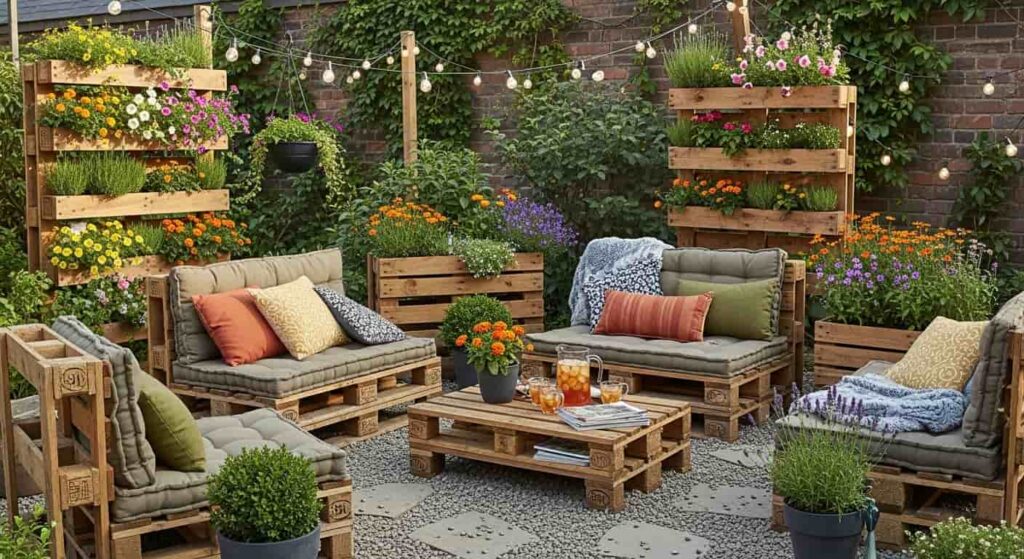 35 Pallet Outdoor Garden Ideas