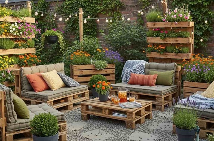 35 Pallet Outdoor Garden Ideas