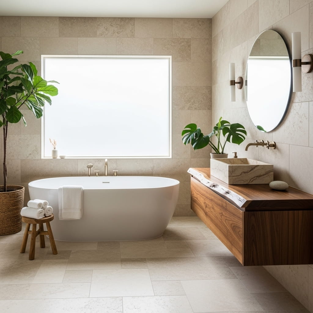 40 Spa-Like Bathroom Ideas
