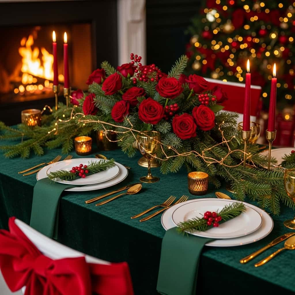 25 Christmas Table Decor Ideas