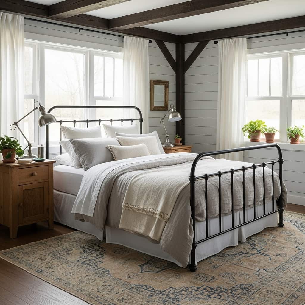 40 Farmhouse bedroom decor ideas