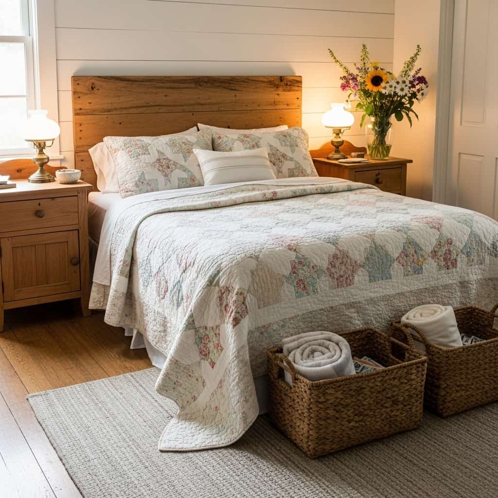 40 Farmhouse bedroom decor ideas