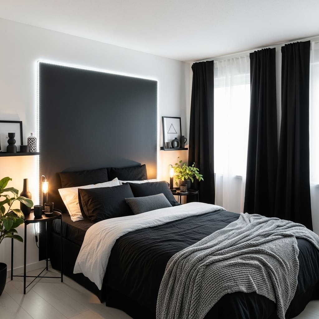 31 Black bedroom ideas