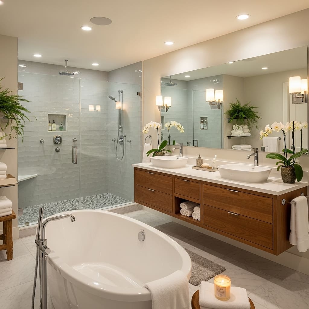 40 Spa-Like Bathroom Ideas to Elevate Your Home Retreat
