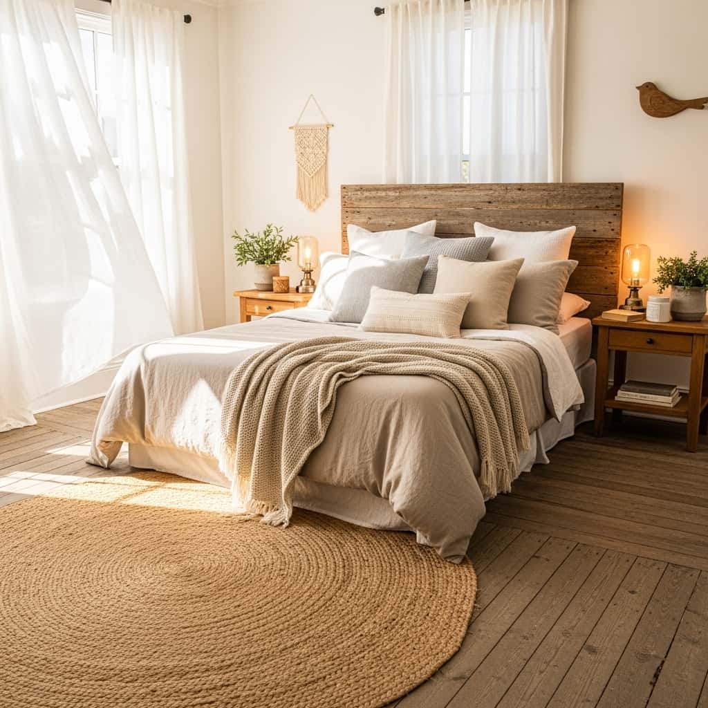 40 Farmhouse bedroom decor ideas