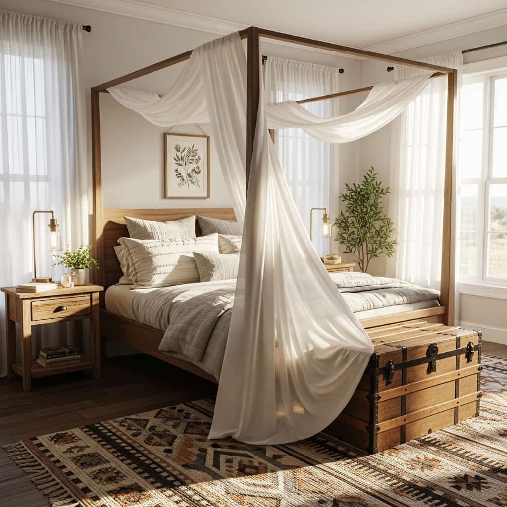40 Farmhouse bedroom decor ideas