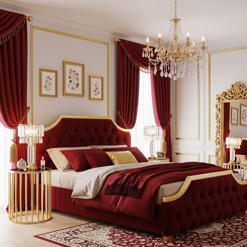 21 Red Bedroom Decor Ideas