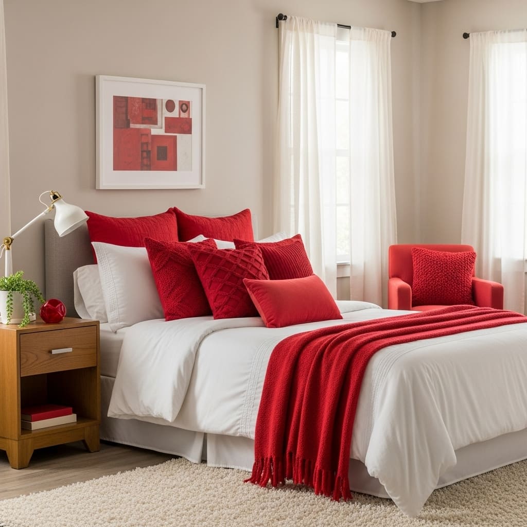 21 Red Bedroom Decor Ideas