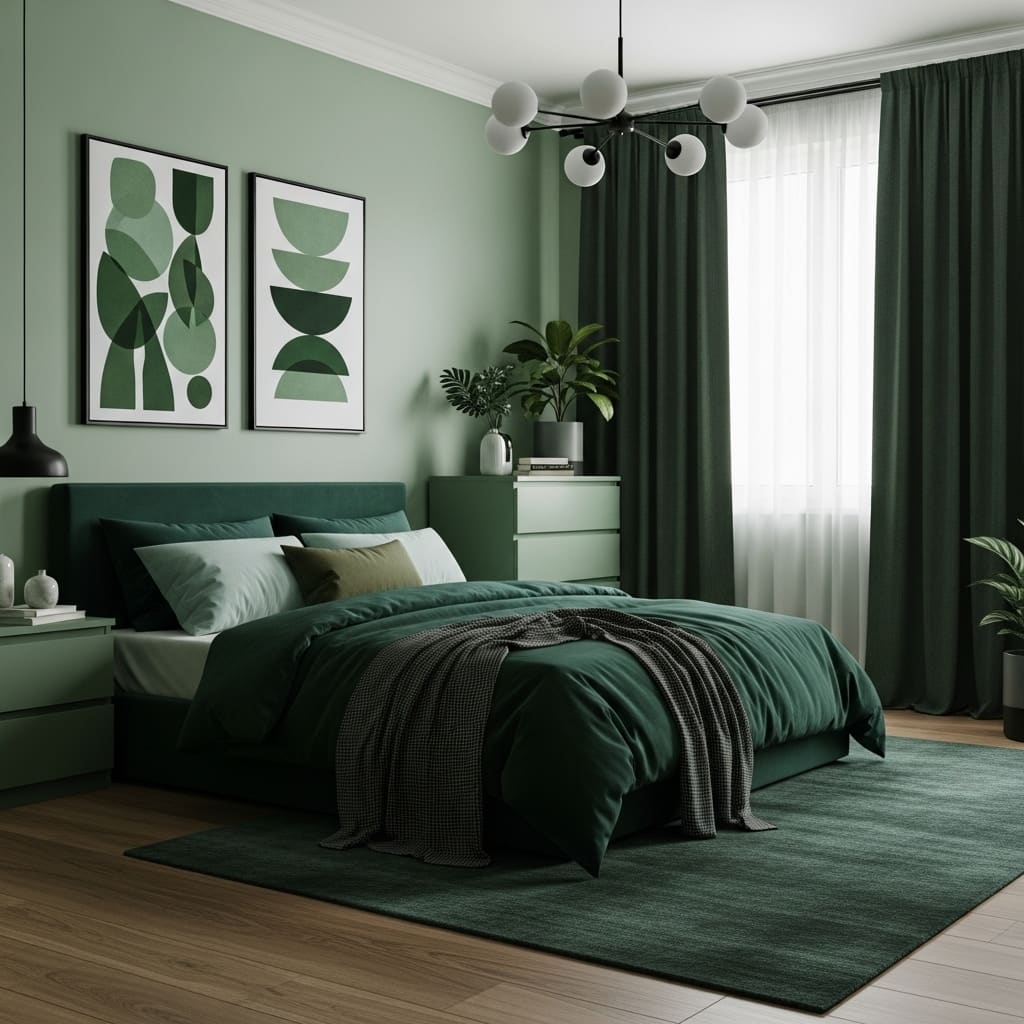 27 Green Bedroom Decor Ideas