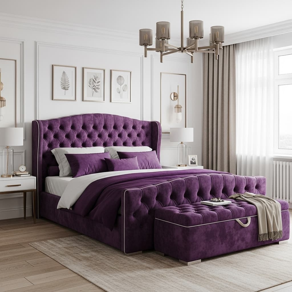 25 Purple Bedroom Decor Ideas