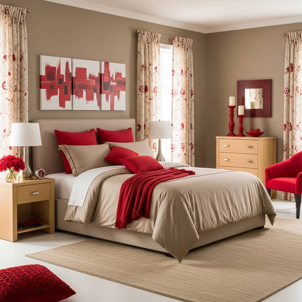 21 Red Bedroom Decor Ideas