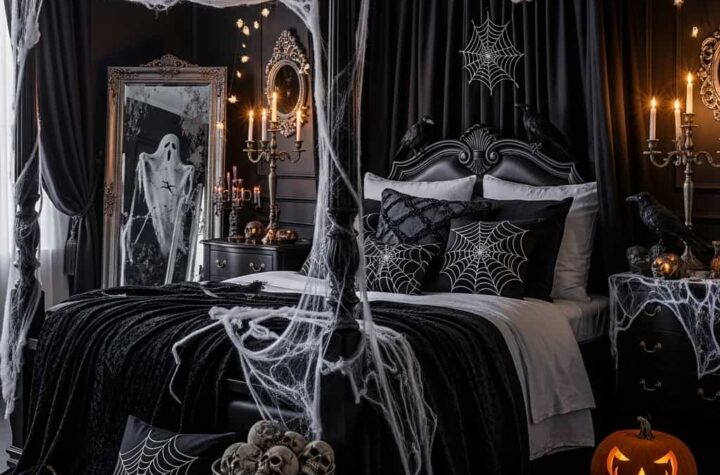 25 Halloween Bedroom Decor Ideas 2025: Spooky Yet Stylish Inspiration