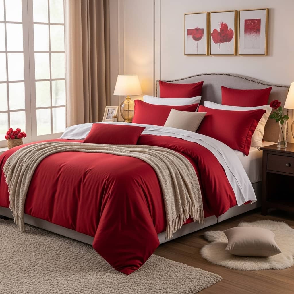21 Red Bedroom Decor Ideas