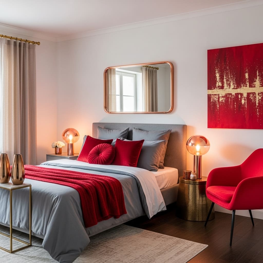 21 Red Bedroom Decor Ideas