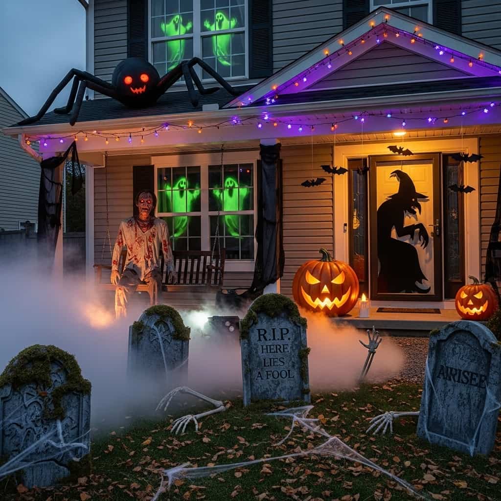 15 Scary Halloween Decorations Ideas for Home 2025: Transform Your Space into a Haunted Haven
