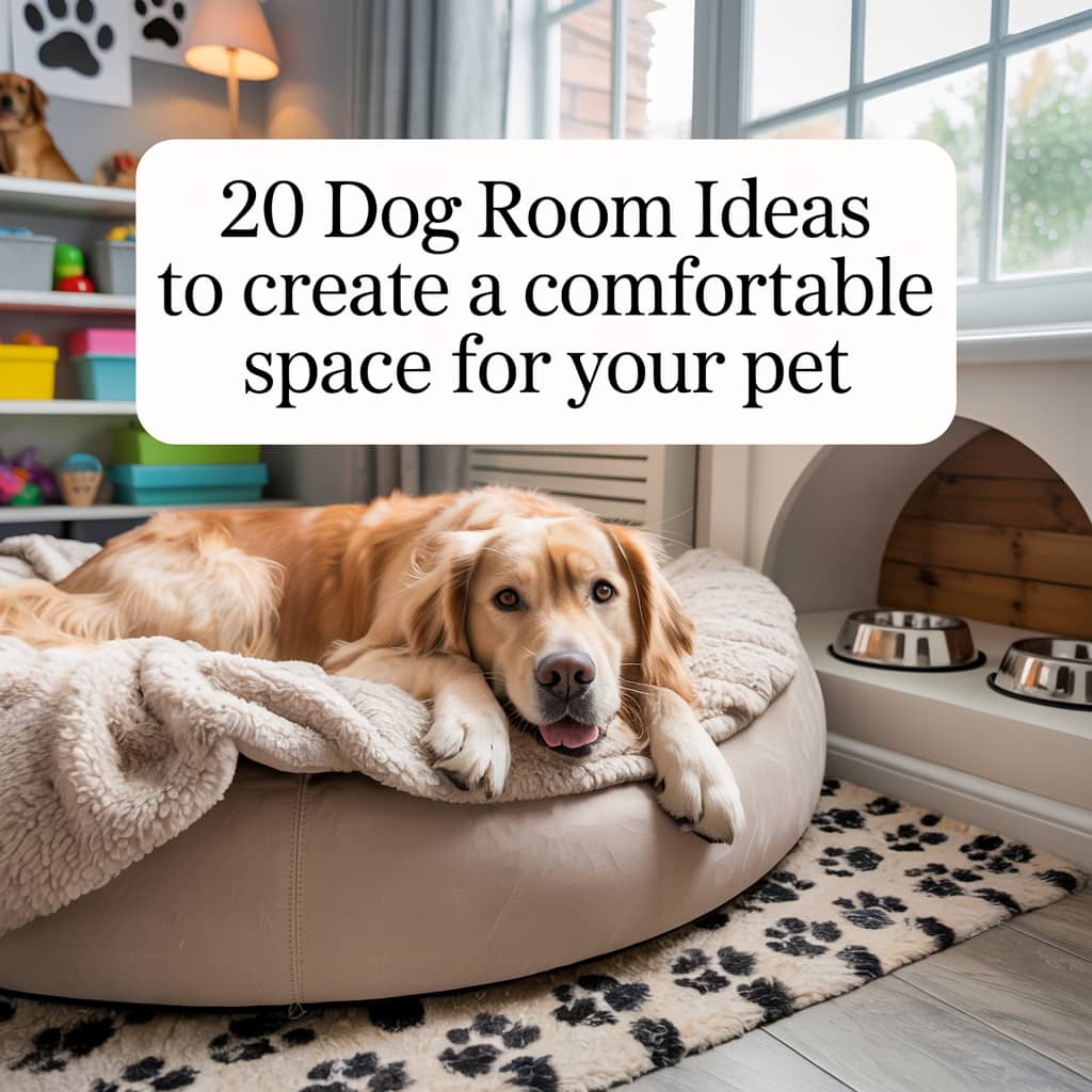 20 Dog Room Ideas to Create a Comfortable Space for Your Pet