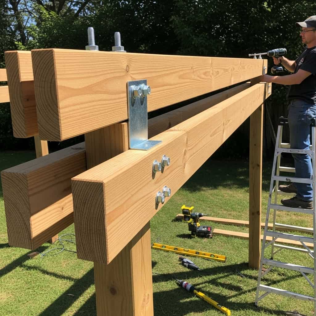 15 Easy Steps to Build a DIY Pergola