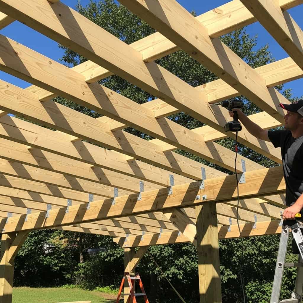 15 Easy Steps to Build a DIY Pergola
