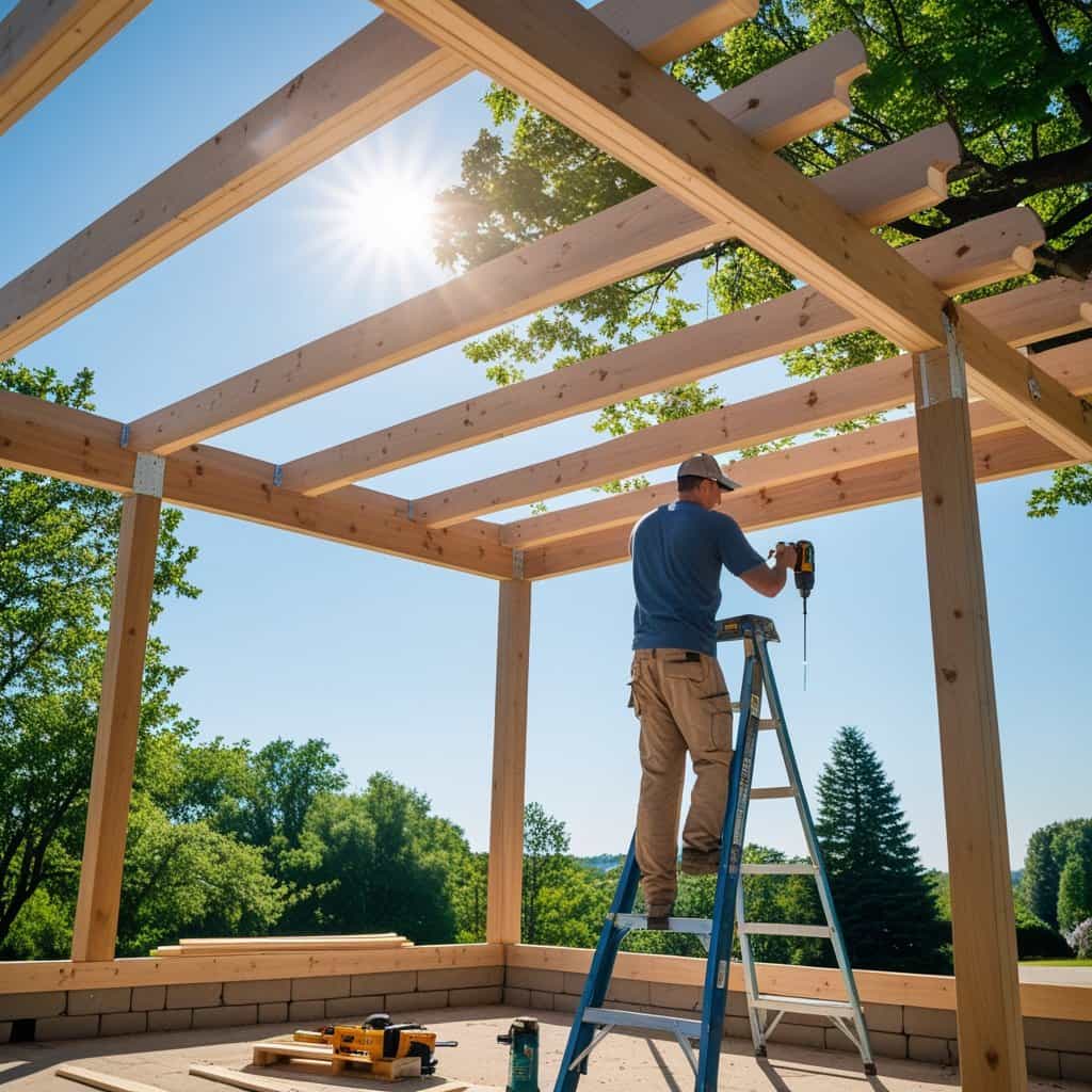 15 Easy Steps to Build a DIY Pergola