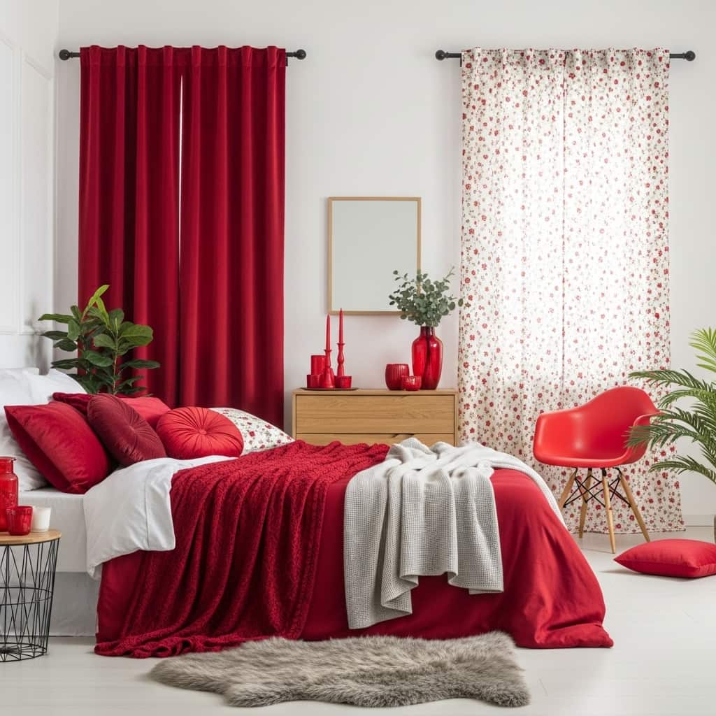21 Red Bedroom Decor Ideas