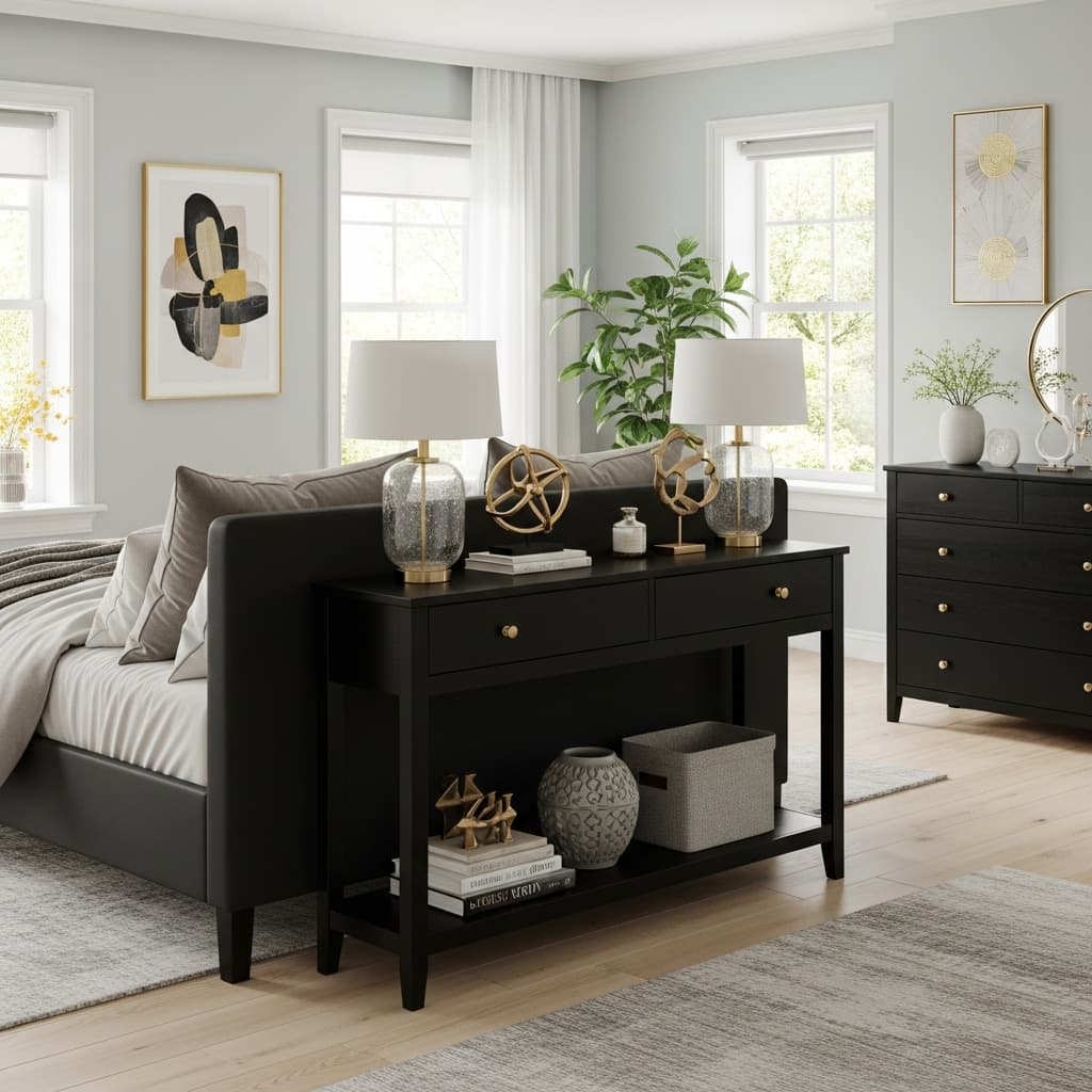 25 Black Bedroom Furniture Ideas 
