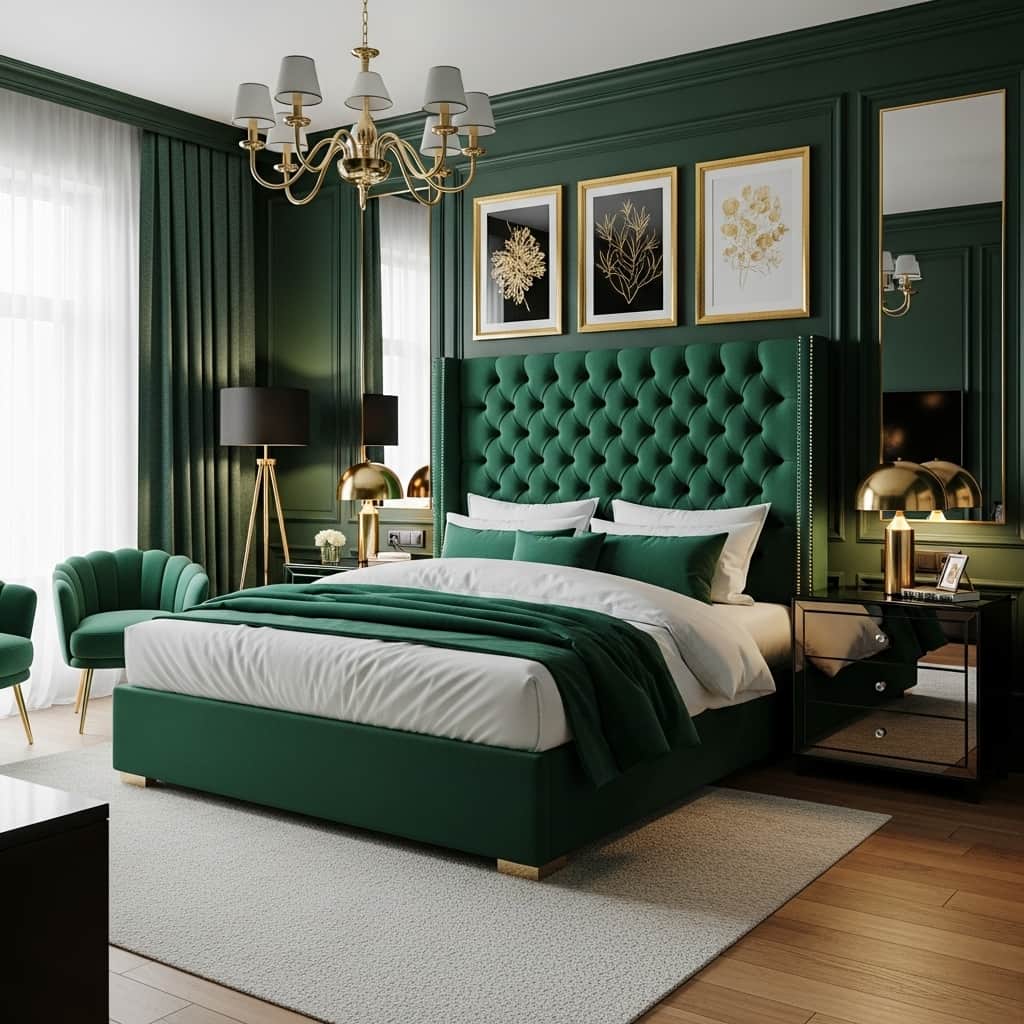 27 Green Bedroom Decor Ideas