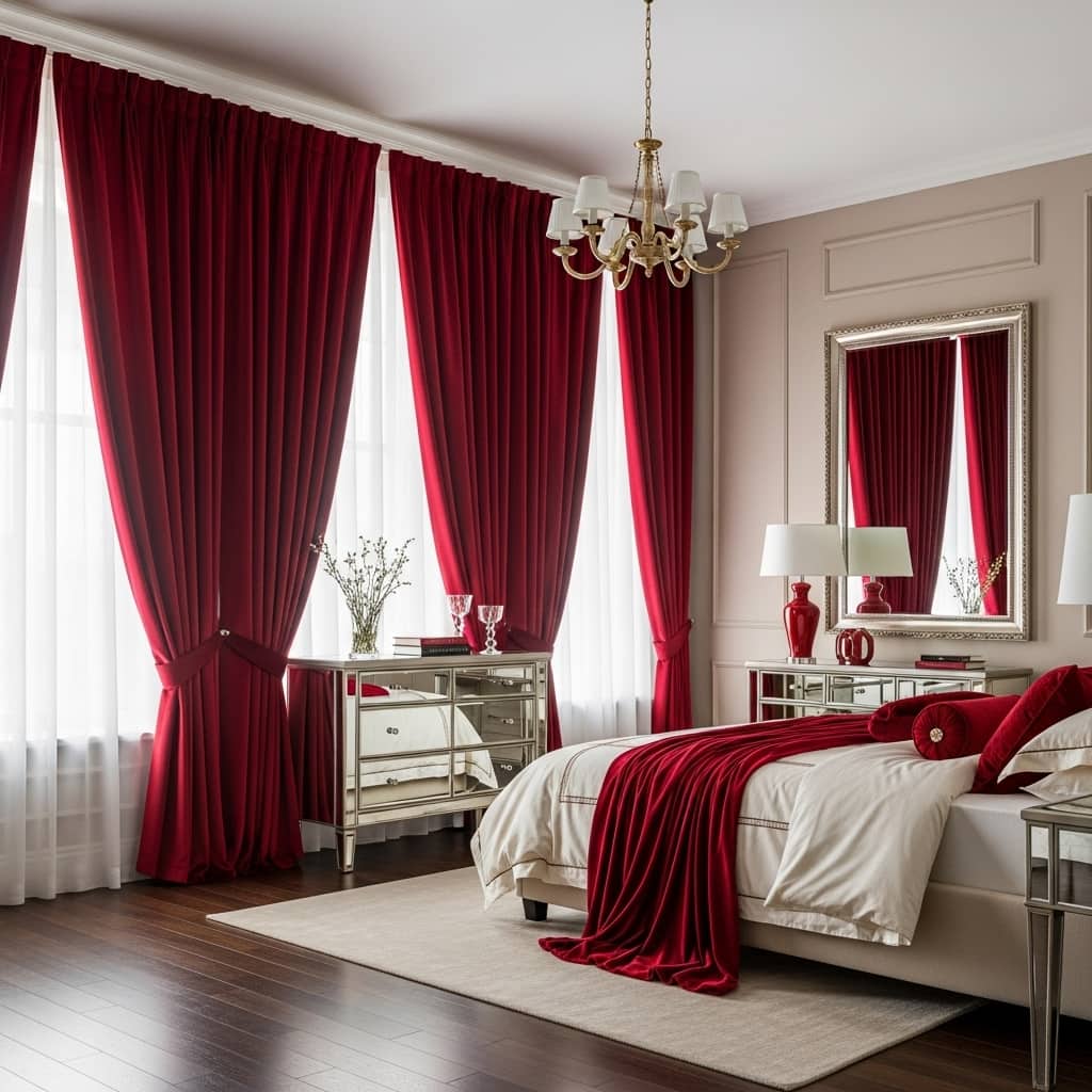 21 Red Bedroom Decor Ideas