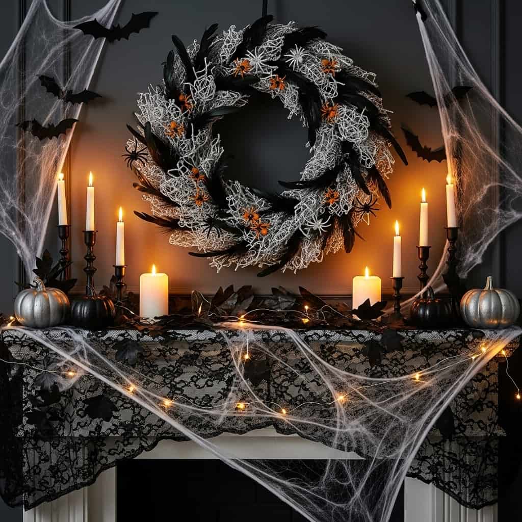 20 Halloween Fireplace Decor Ideas