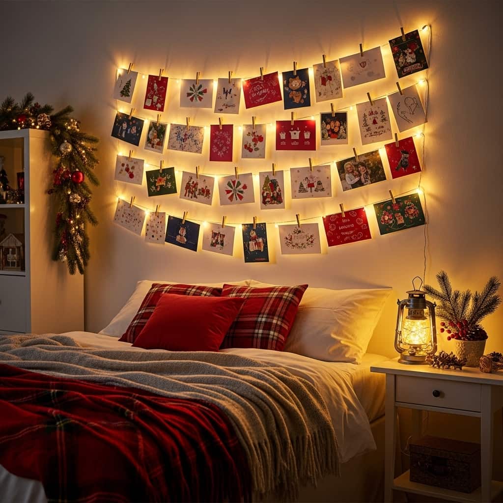 20 Christmas Lights in the Bedroom Ideas