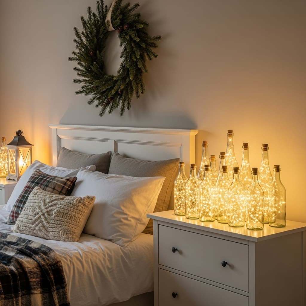 20 Christmas Lights in the Bedroom Ideas