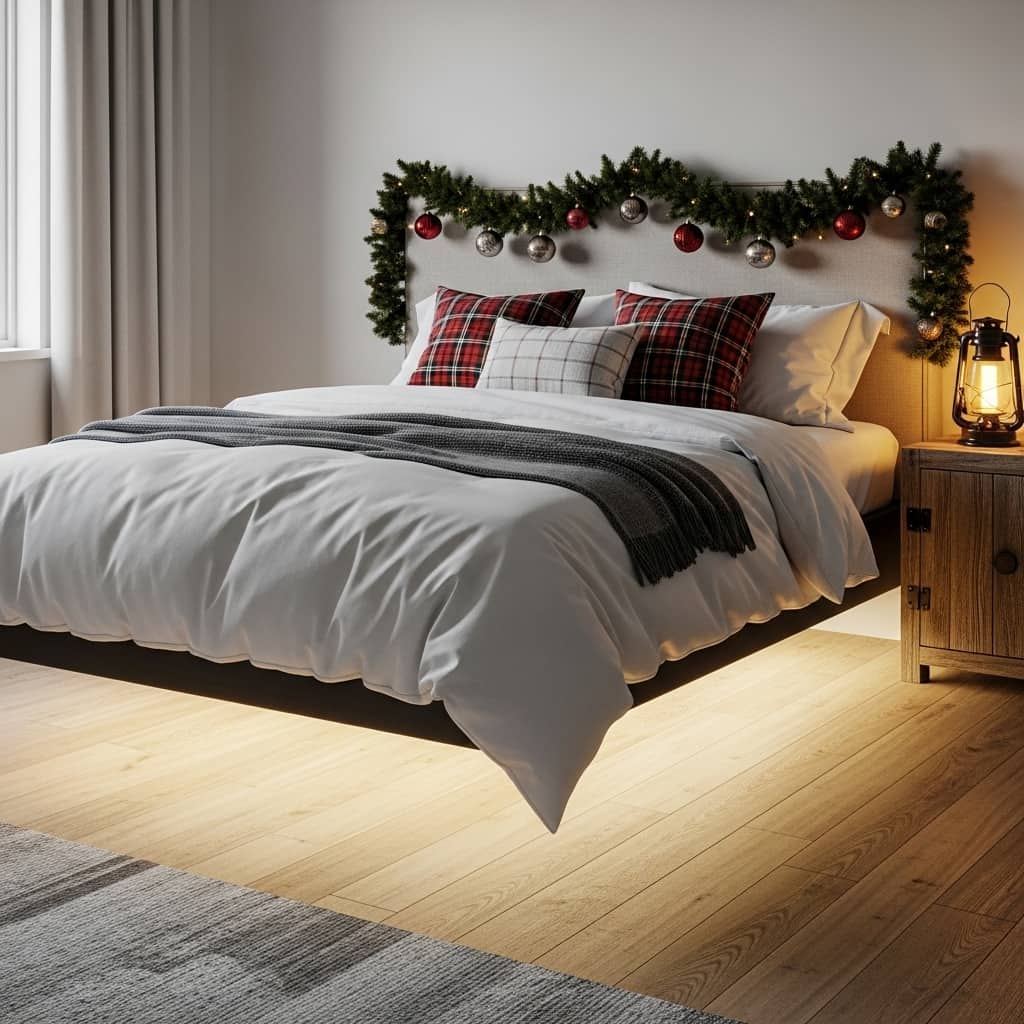 20 Christmas Lights in the Bedroom Ideas