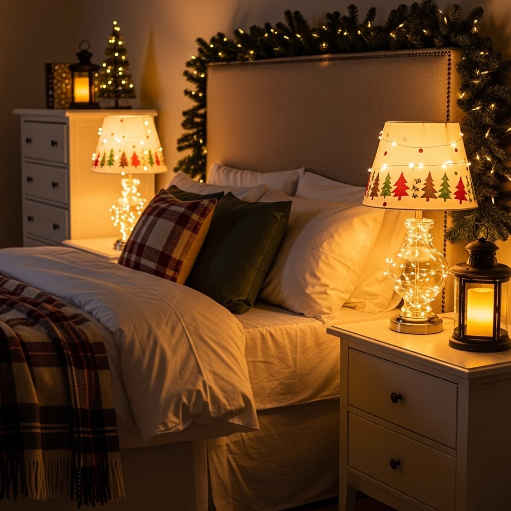 20 Christmas Lights in the Bedroom Ideas