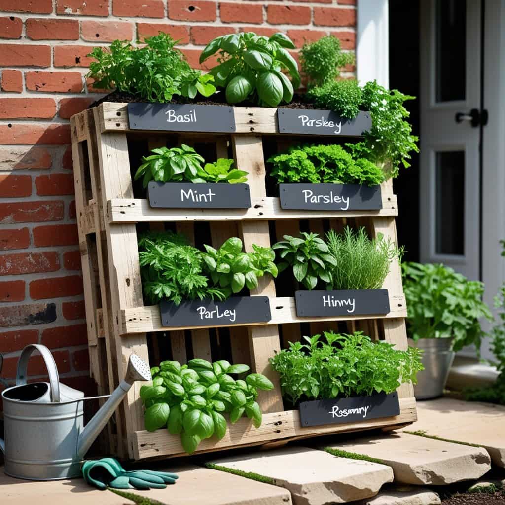 17 Cheap Pallet Garden Ideas 