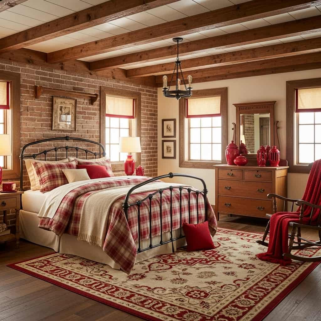 21 Red Bedroom Decor Ideas