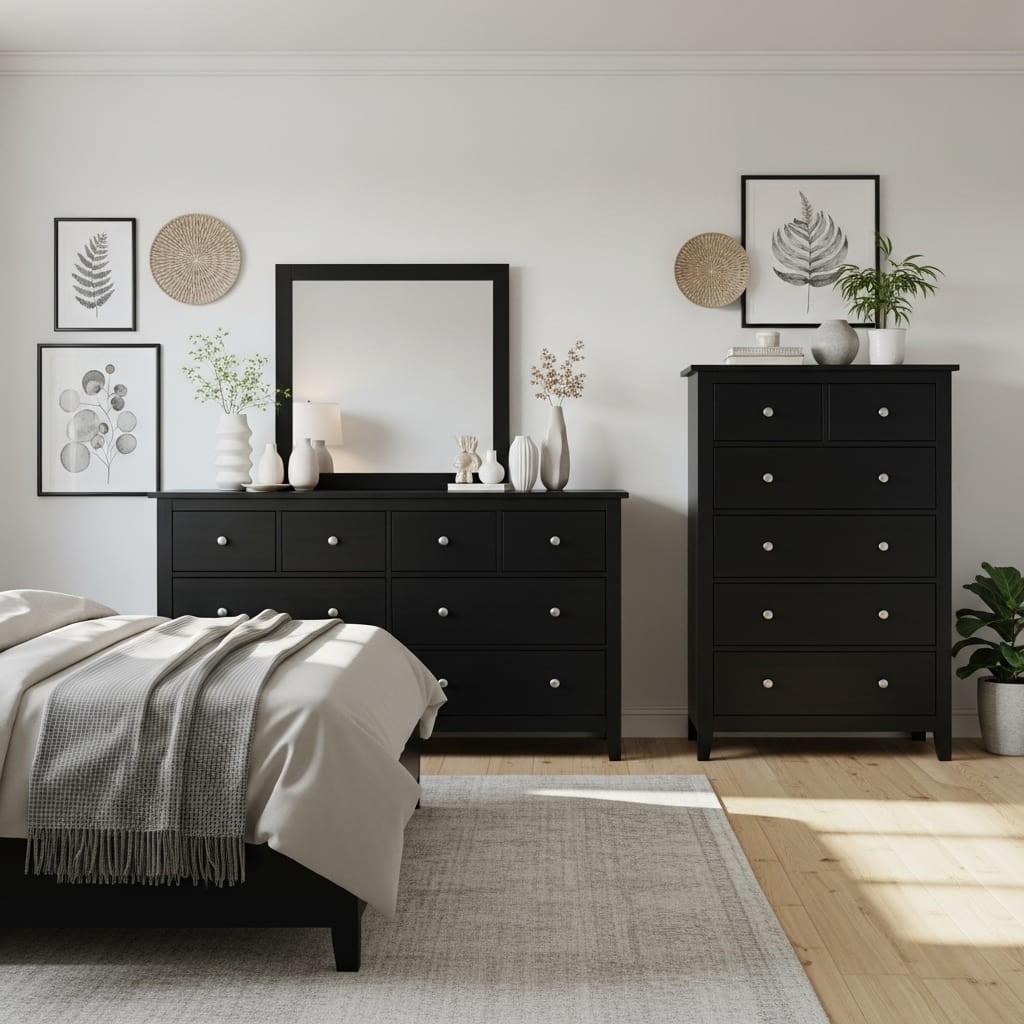 25 Black Bedroom Furniture Ideas 