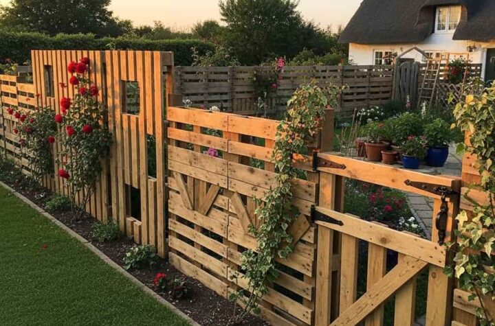 19 Impressive DIY Pallet Fence Ideas Creative and Affordable Solutions for Your Home