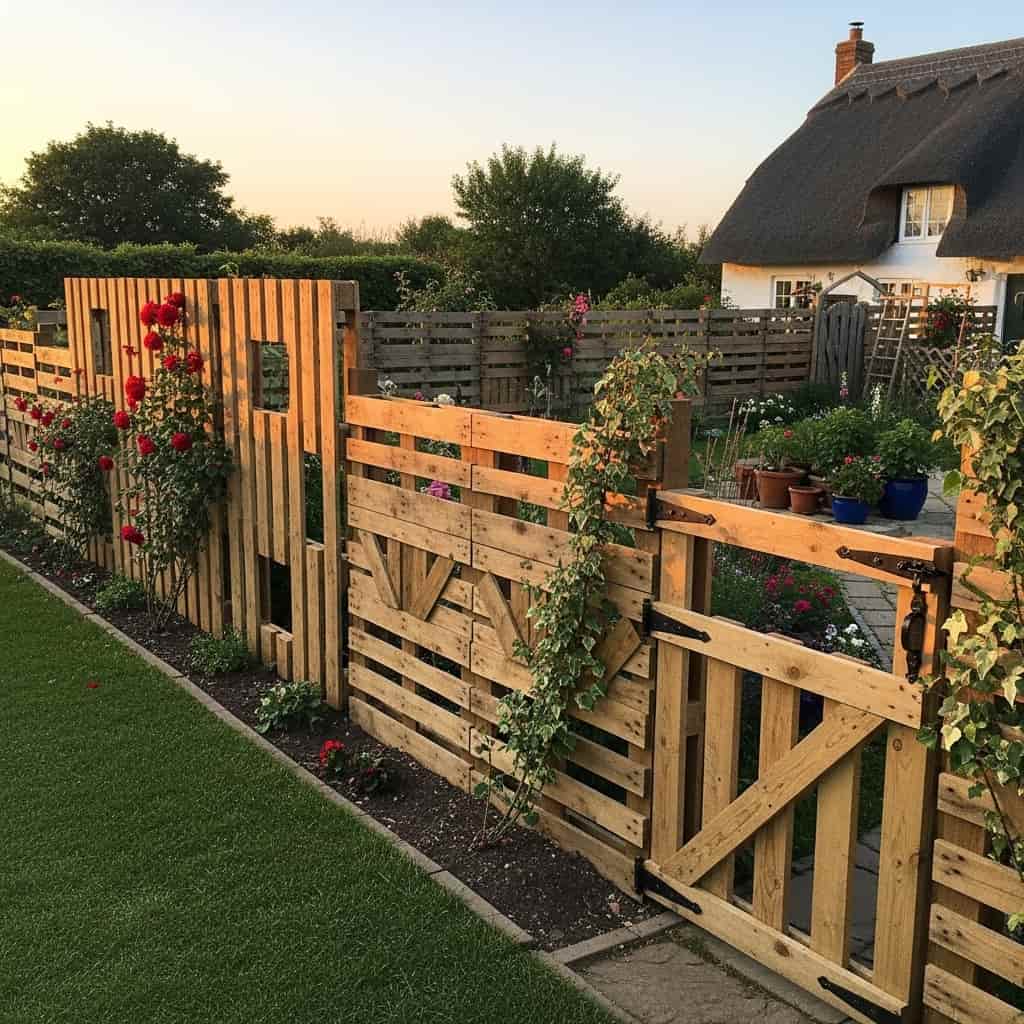 19 Impressive DIY Pallet Fence Ideas Creative and Affordable Solutions for Your Home