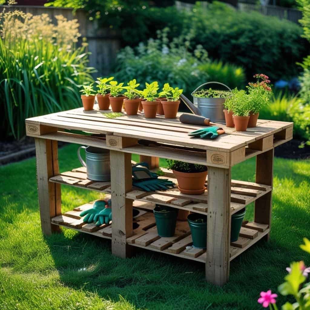 17 Cheap Pallet Garden Ideas 