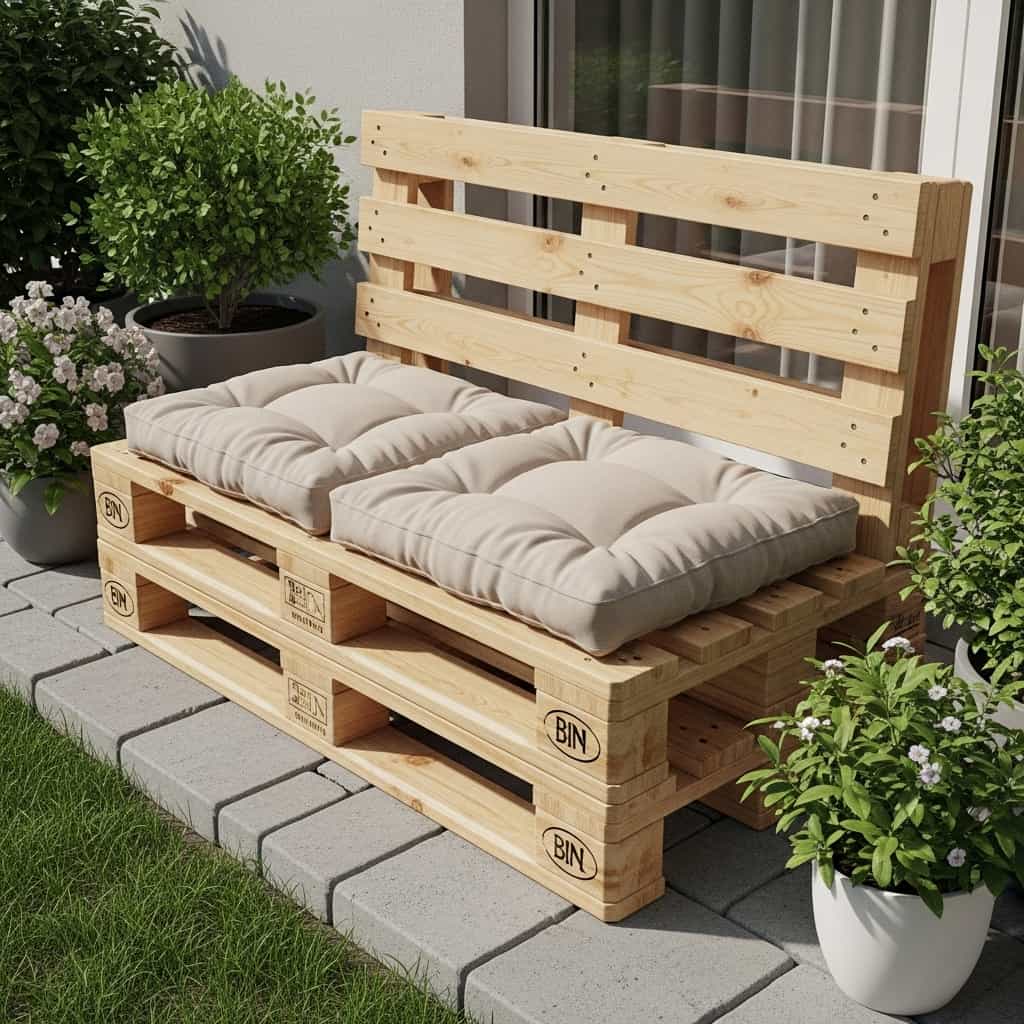 20 Easy Pallet Bench Ideas