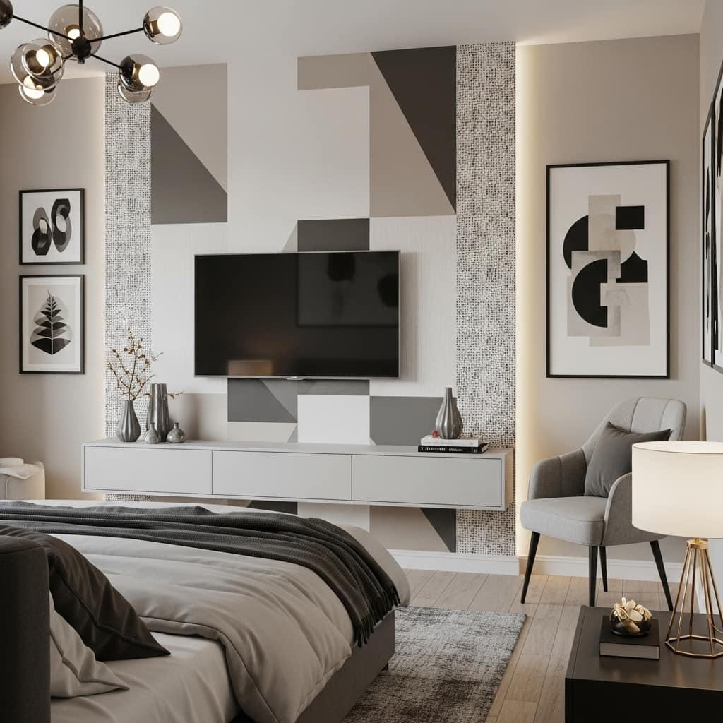 15 bedroom TV wall ideas