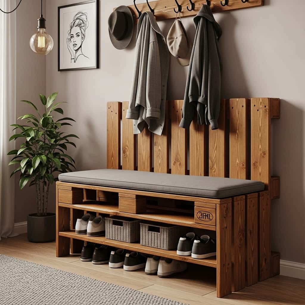 20 Easy Pallet Bench Ideas