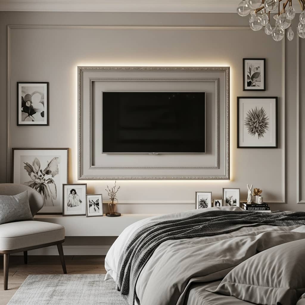 15 bedroom TV wall ideas