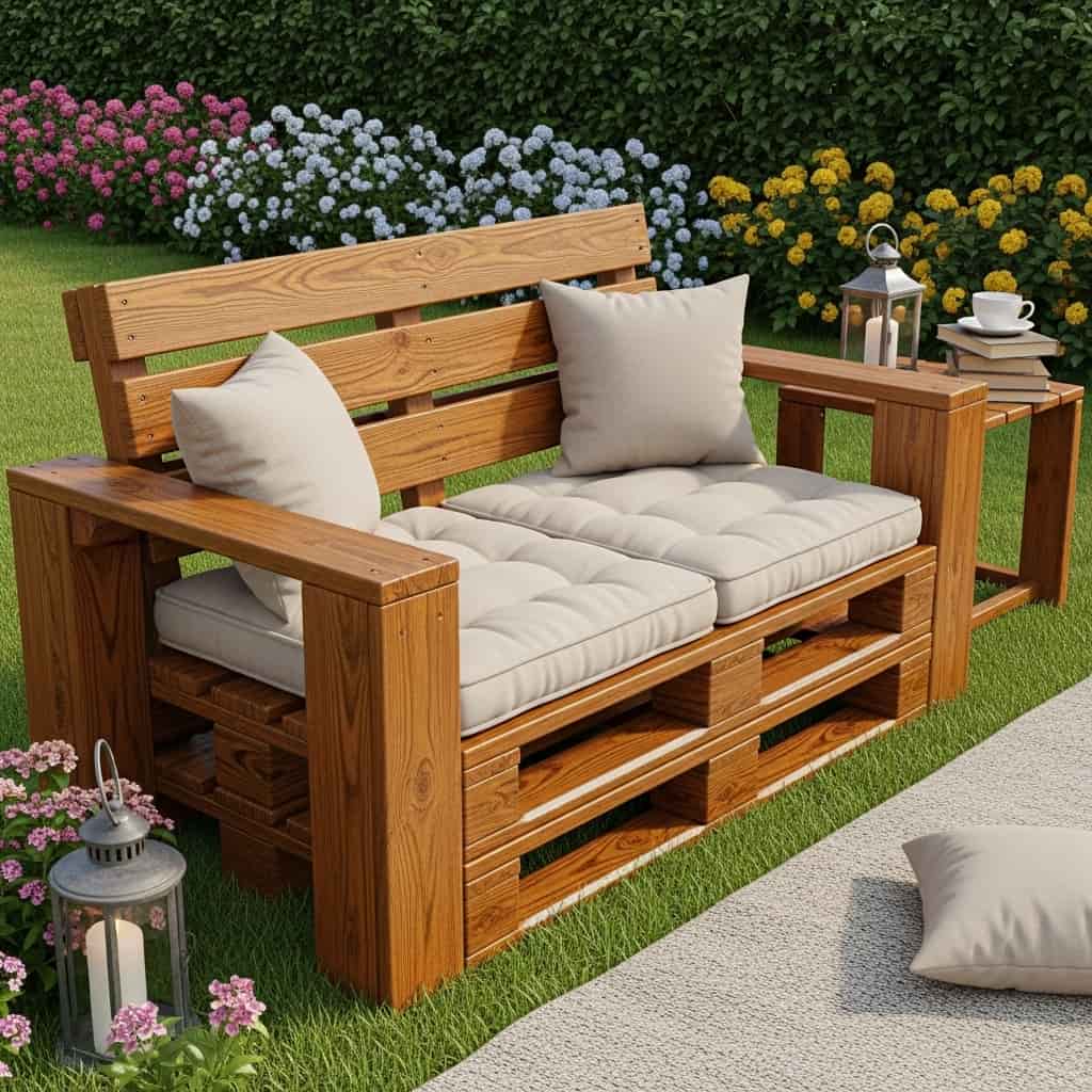 20 Easy Pallet Bench Ideas